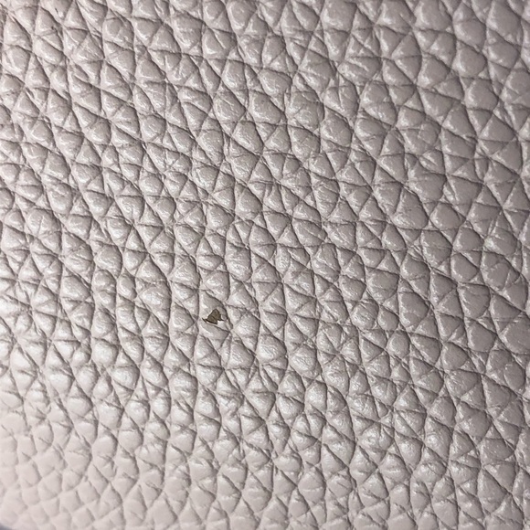 Michael Kors Carine Two Tone Pink Tan Women's Bag Leather Satchel Whip Stitch - Picture 6 of 17